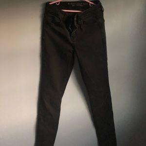 Black jeggings from America Eagle